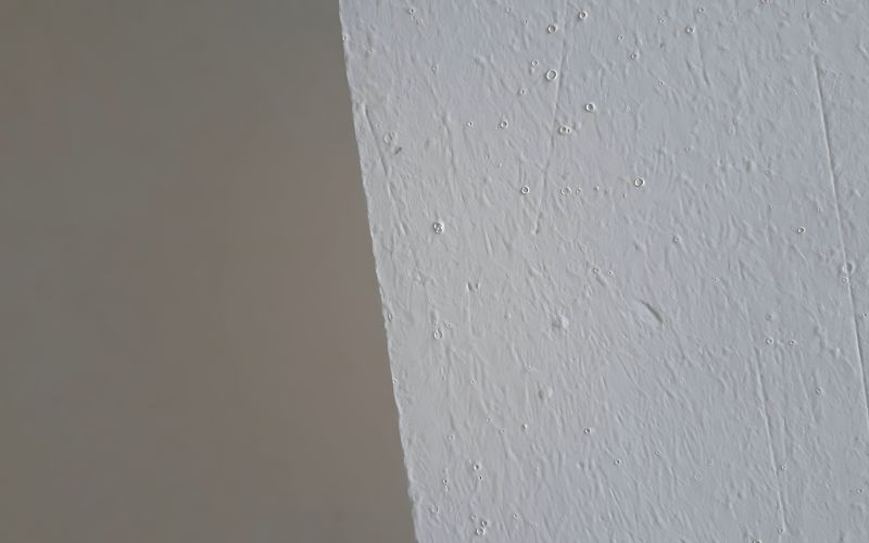 Nền sơn bị rỗ do vệ sinh tường không sạch