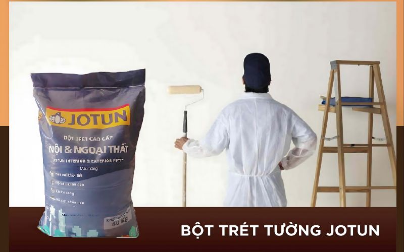 Sản phẩm bột trét giúp làm mịn bề mặt tường
