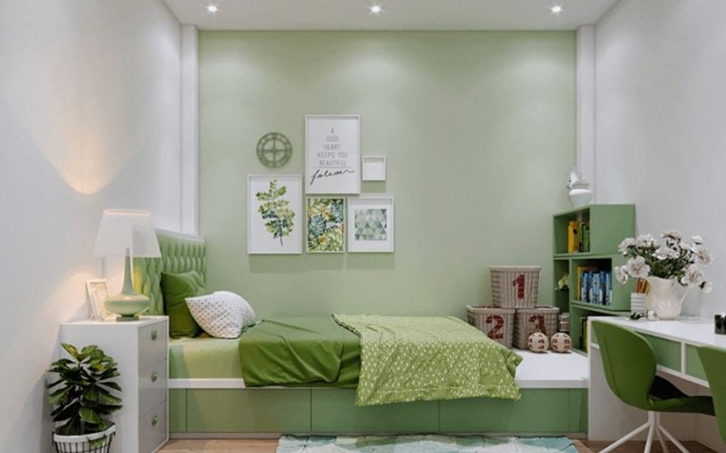 Màu xanh mint mới lạ trong những năm gần đây