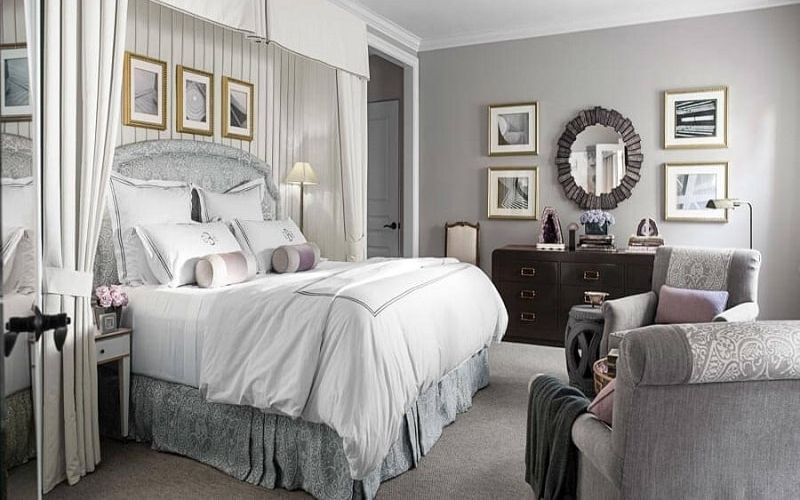 Sơn phòng ngủ cho người mệnh Kim