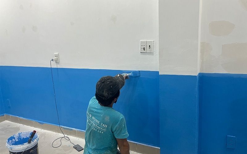 New Home - đơn vị thi công sơn phòng ngủ trọn gói uy tín