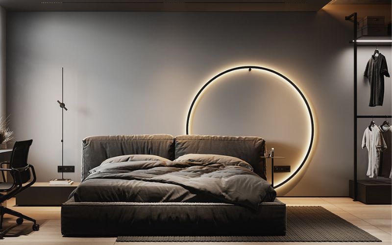 Gợi ý mẫu sơn phòng ngủ cho người mệnh Thủy