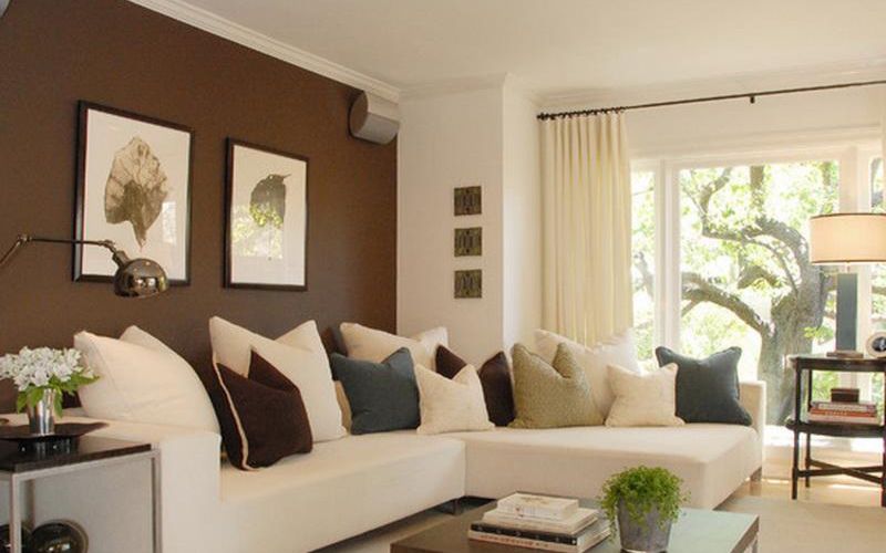 Sự kết hợp giữa nâu đất và trắng tinh tế