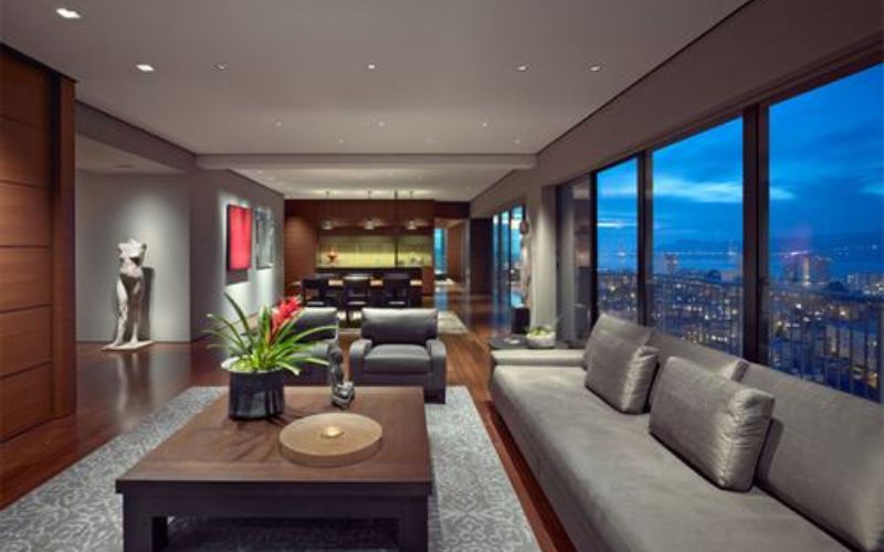 Sắc xám và nâu đất độc đáo cho thiết kế nội thất