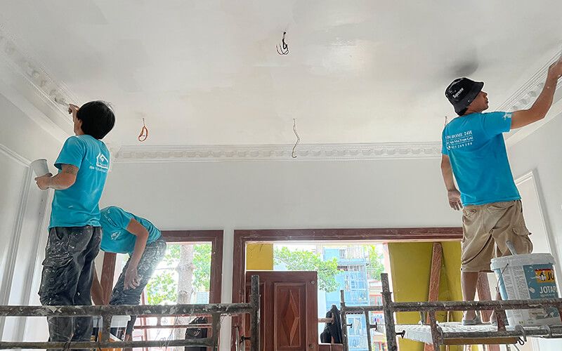 Đơn vị thi công sơn nhà uy tín và chuyên nghiệp New Home