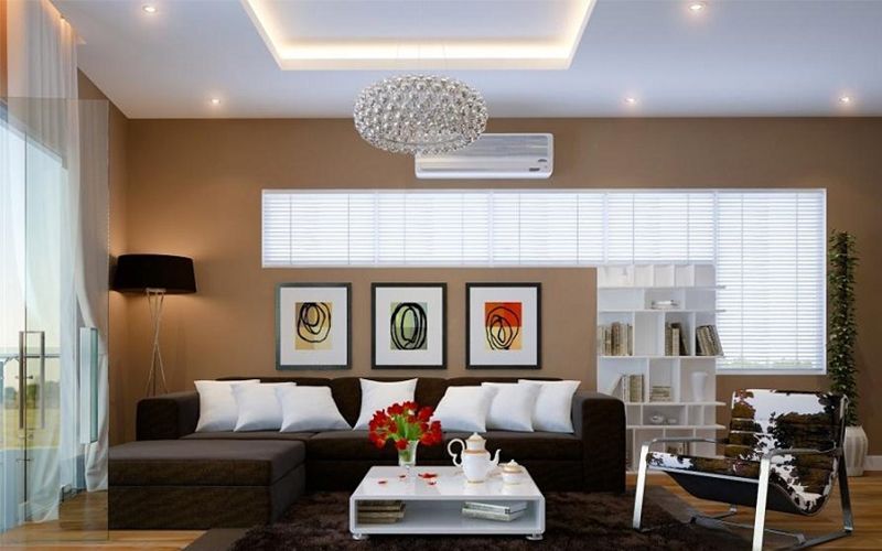 Chọn sơn có độ bóng để cân bằng ánh sáng cho phòng khách