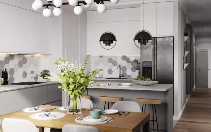 Tăng cảm giác rộng hơn khi kết hợp với ánh nắng