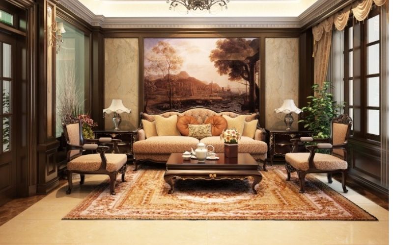 Màu sơn vàng đồng mang đậm nét quý tộc