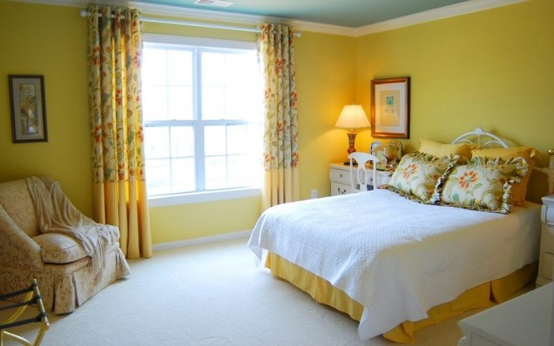 Không gian tông vàng - trắng gần gũi và dịu mắt