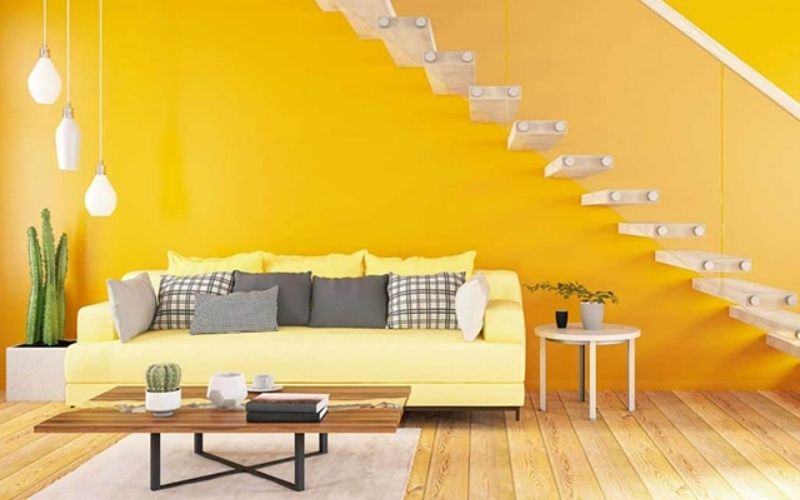 Phối màu sơn nhà tương đồng bắt mắt