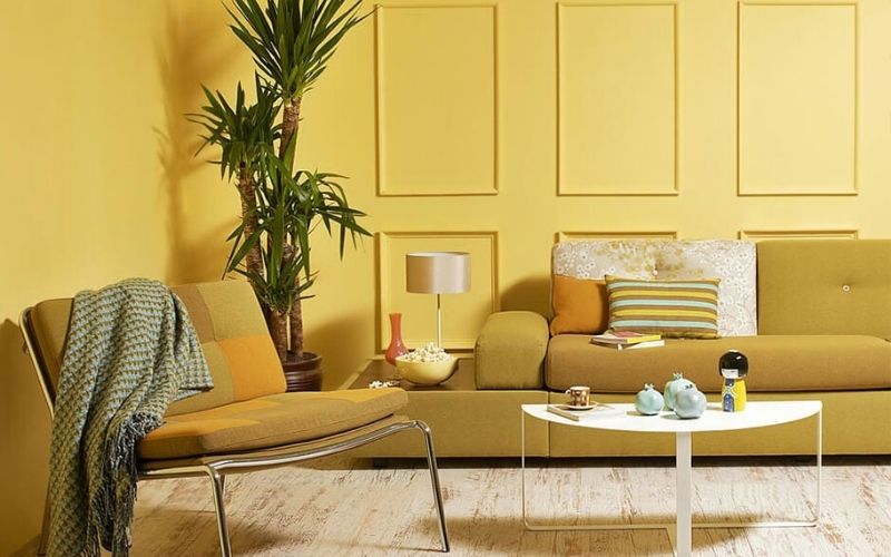 Màu sơn vàng hợp phong thủy cho người mệnh Kim và Thổ