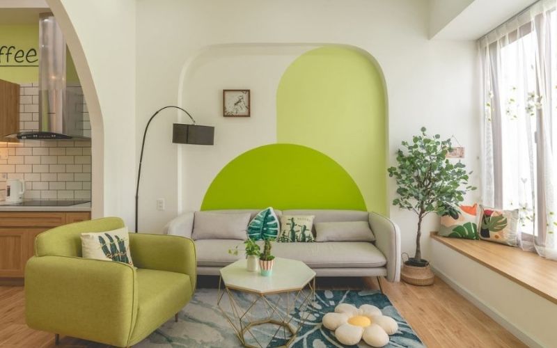 Sắc xanh lá giúp xoa dịu căng thẳng và mệt mỏi